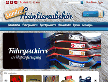 Tablet Screenshot of camiro-heimtierzubehoer.de